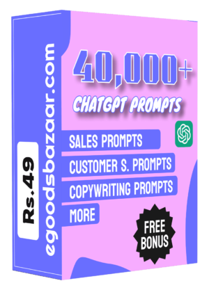 40000+ Chatgpt prompts with bonus