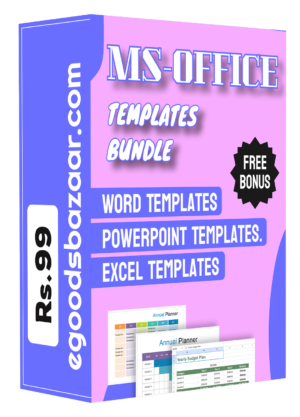 Ms office templates Bundle